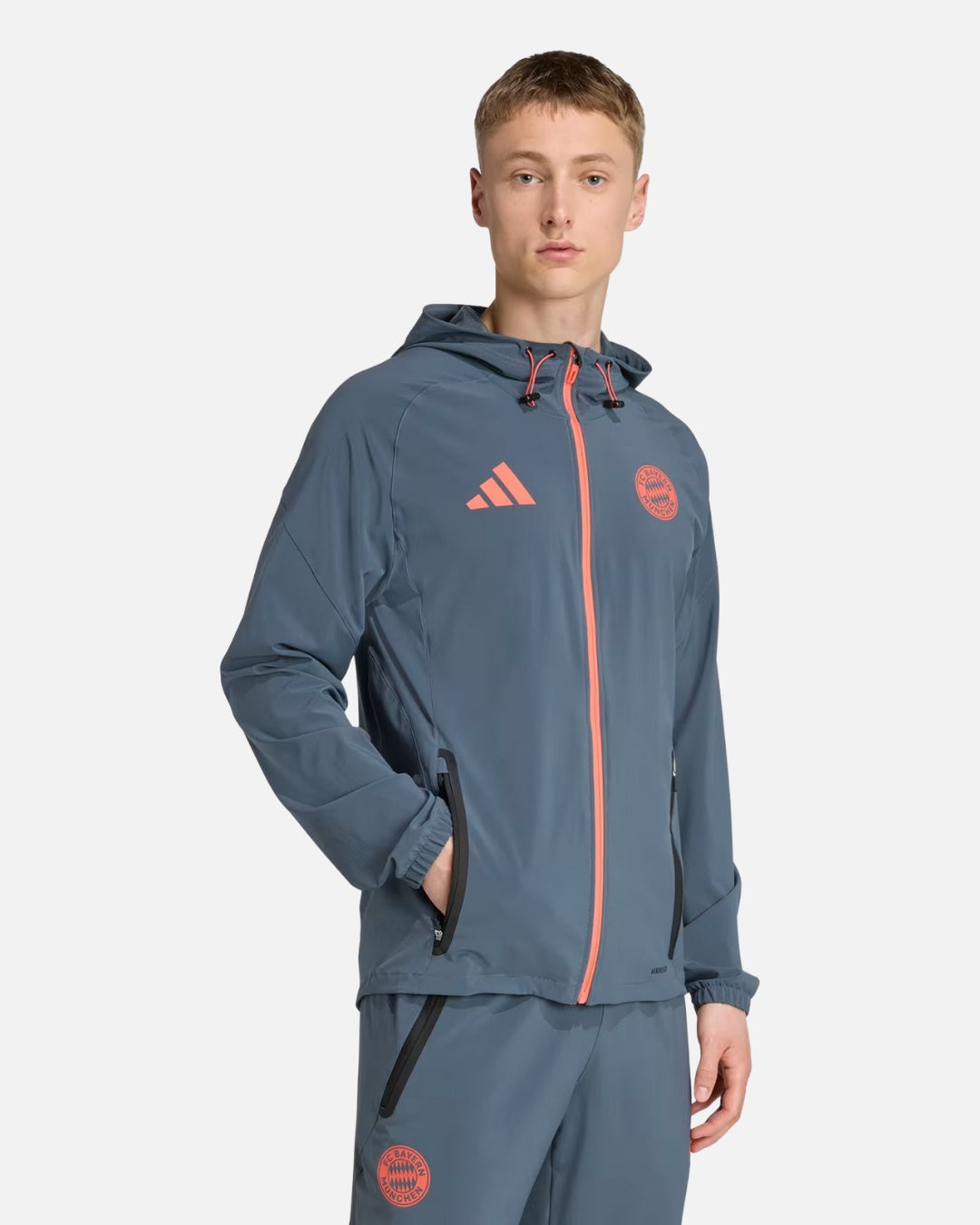 Veste de survêtement FC Bayern Munich 2025/2026 - Gris