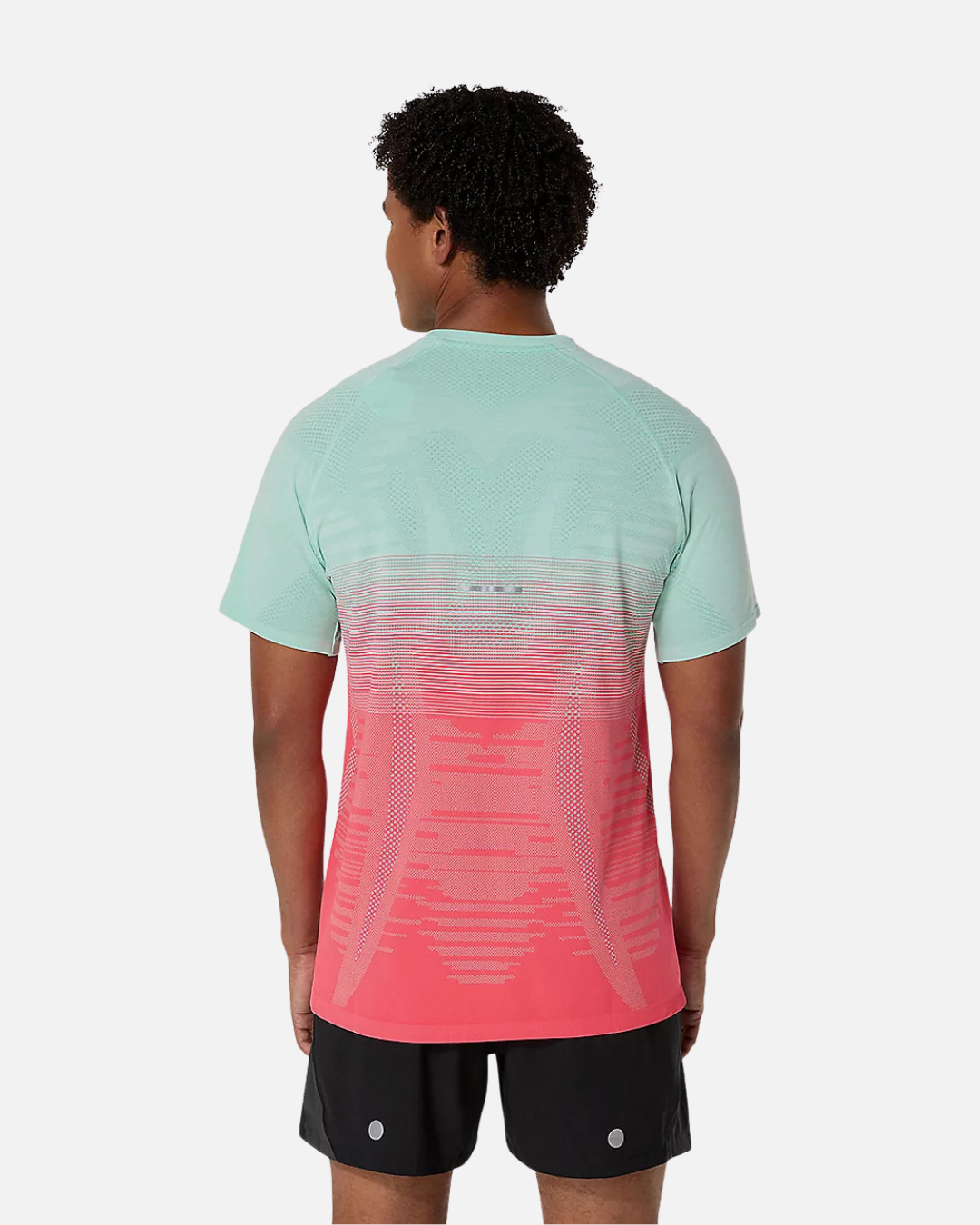 T-shirt Asics Seamless - Rose/Vert